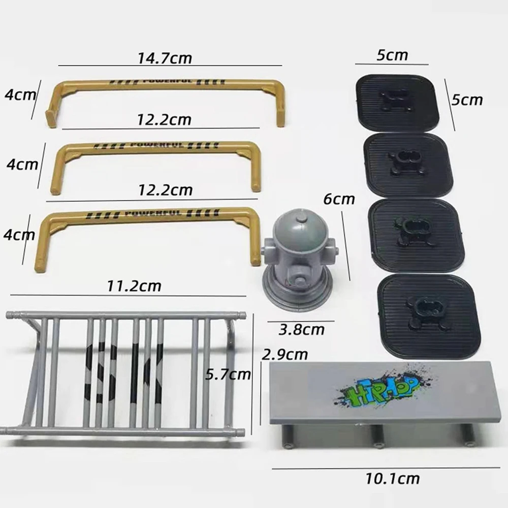 Fingerboard Bike Props Alloy Finger Scooter Skateboard Shoes Accessories Set Two-Wheel Mini Scoot Tools Bmx Bicycle