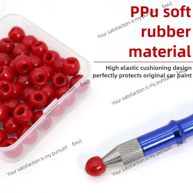 Car Dent Repair Tool, Leather Cap Hammer Replacement Head, Hook Top Pit Top Head M8 Threaded Connection