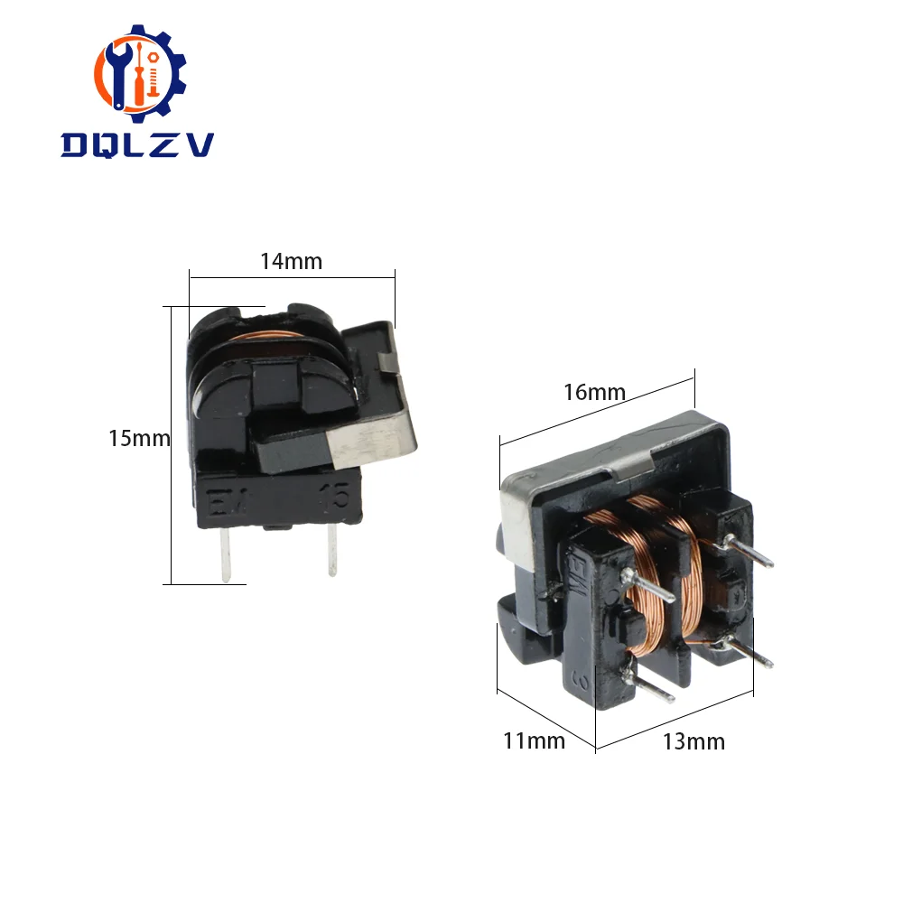 5PCS Horizontal Type Common Mode Choke Inductor UU9.8 UF9.8 5mH 10mH 15mH 20mH 30mH for Filter Inductance Pitch 7*8mm