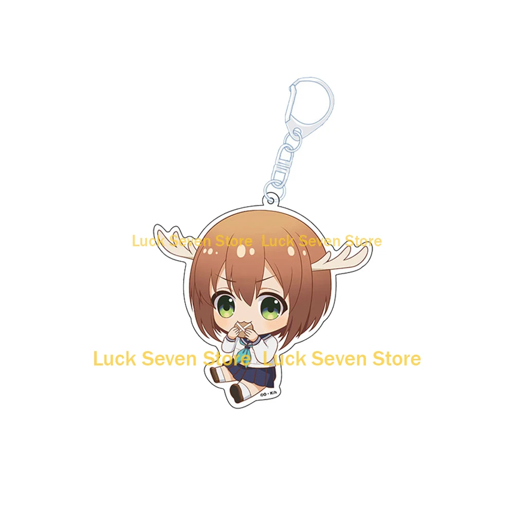 My Deer Friend Nokotan Hot Anime cute girls Tsubameya Chiharu Shikanoko Noko Koshi Anko figures Acrylic keychain pendant gift