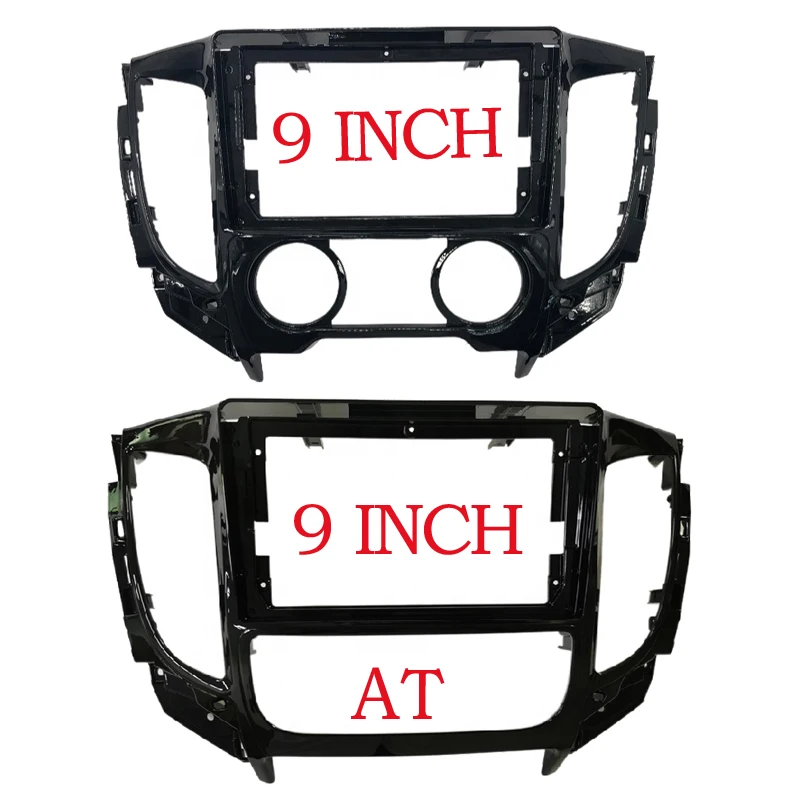 9 inch Car DVD Frame Audio Dash Trim Kits Facia Panel Radio Player screen 2 Din For Mitsubishi Triton L200 5 2015-2018 Stereo