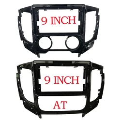 9 inch Car DVD Frame Audio Dash Trim Kits Facia Panel Radio Player screen 2 Din For Mitsubishi Triton L200 5 2015-2018 Stereo