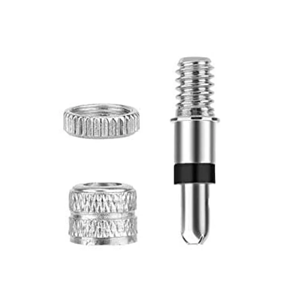 Universal German Style Bike Valve Core Stainless Steel No Rubber Ring Leakproof Reliable Cycling Tire Inflation Gear