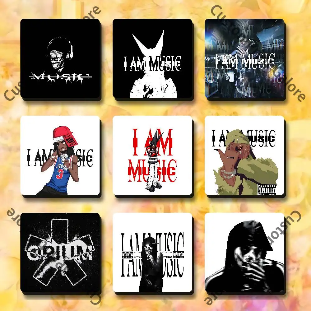 

P-PlayBoiCarti I AM MUSIC Soft Magnetic Refrigerator Magnets 5.5,7.5cm Personalized for DIY Kitchen Office Decorative