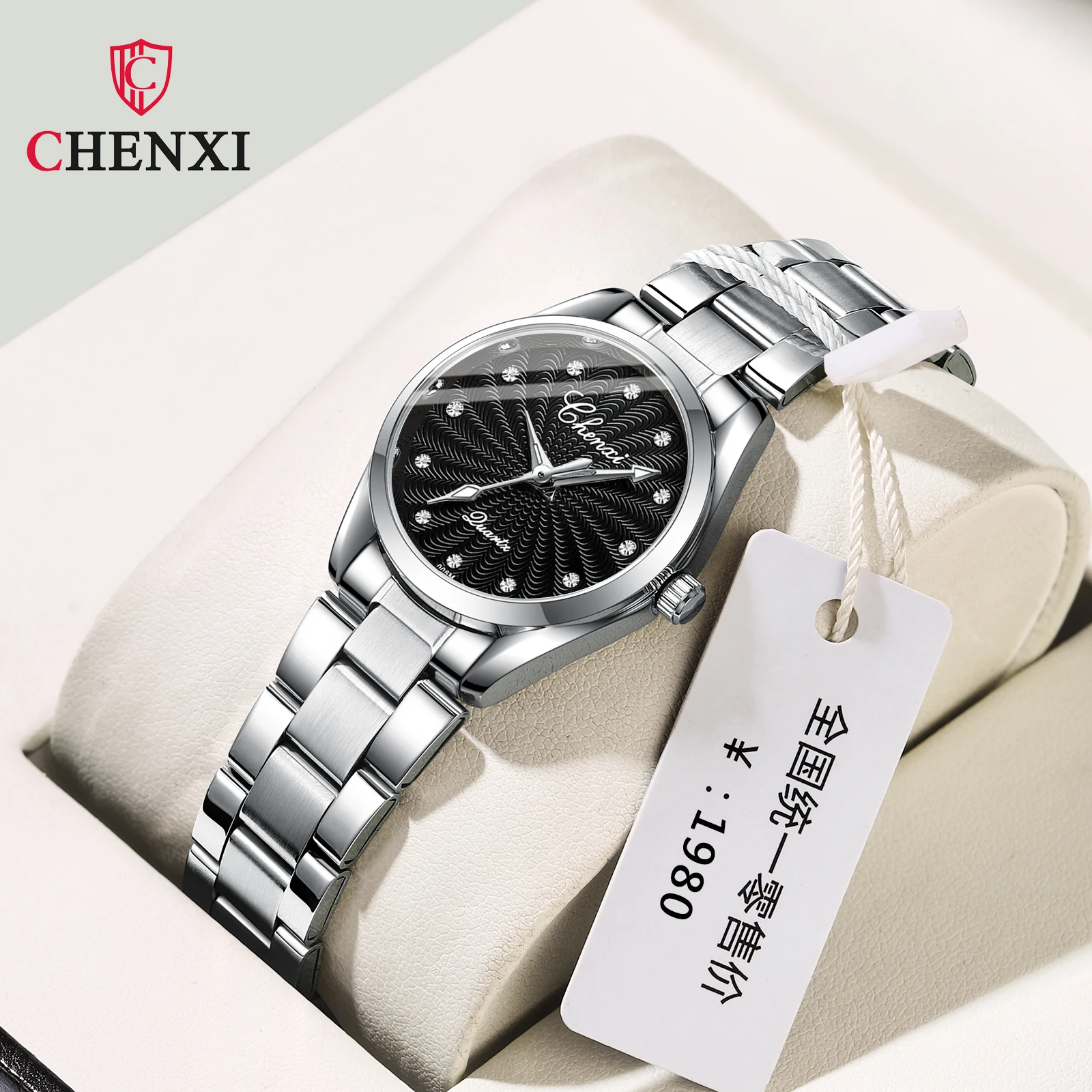 CHENXI 006M Quartz Watch Women New Fashion Luxury Simple Lady Stainless Steel Wristwatches Waterproof Female Watches