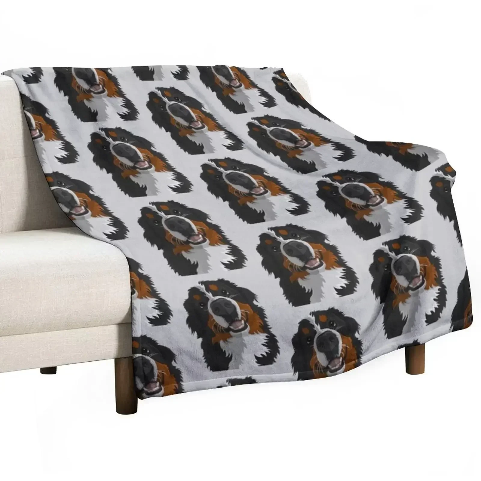 

Bernese Mountain Dog Throw Blanket Blankets Sofas Of Decoration Beach Blankets