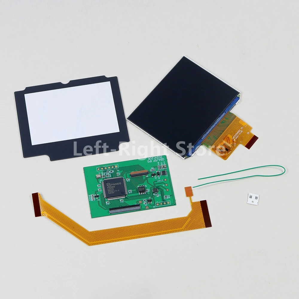 1 مجموعة 3.0 بوصة نقطة إلى نقطة IPS LCD لشاشة GBA SP V4 IPS مع وظيفة قائمة OSD تسليط الضوء على سطوع LCD