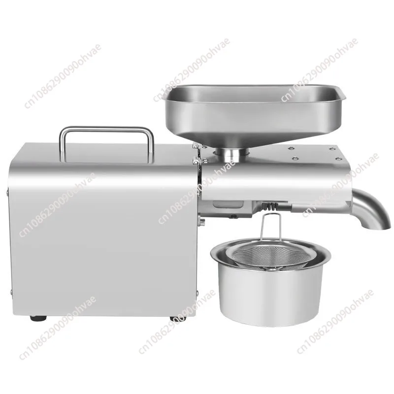 Small household oil press Intelligent stainless steel kitchen appliances Peanut oil Edible oil processing equipment