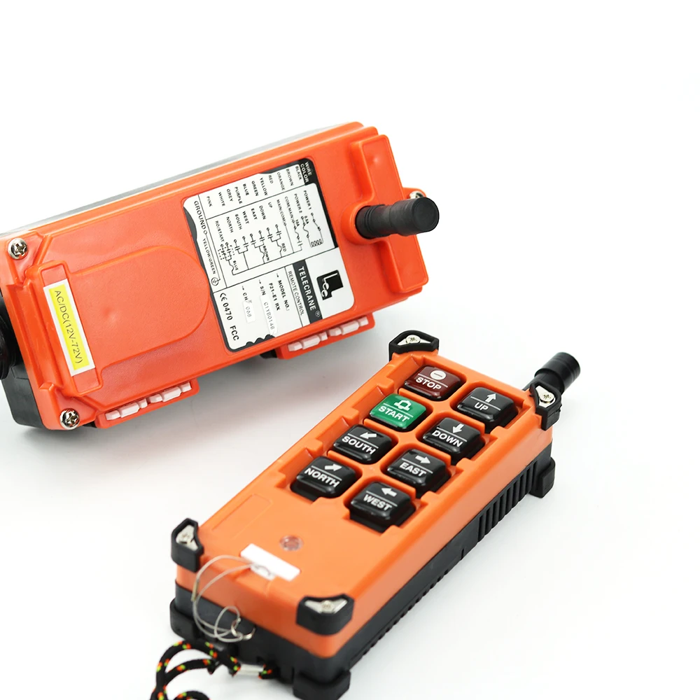 F21-E1B Industrial Crane Radio Remote Controller AC 220V 380V Electric Hoist Crane Control For Crane Lift