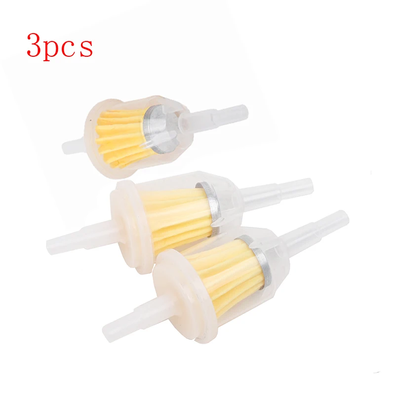 Tubos de filtro de aceite de gasolina para motocicleta y coche, filtro de combustible de Gas en línea para motor pequeño, accesorios de cortacésped, 1-5 piezas, 6MM-8MM