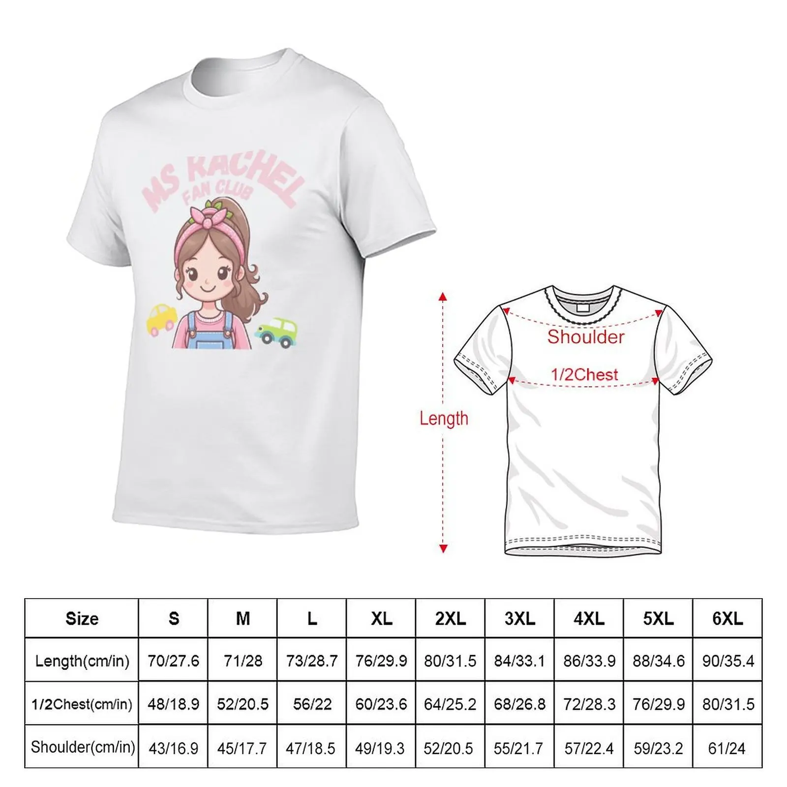 Ms Rachel Fan Club T-Shirt cotton t shirts high quality anime t shirts oversize man t shirts for men casual T-Shirt