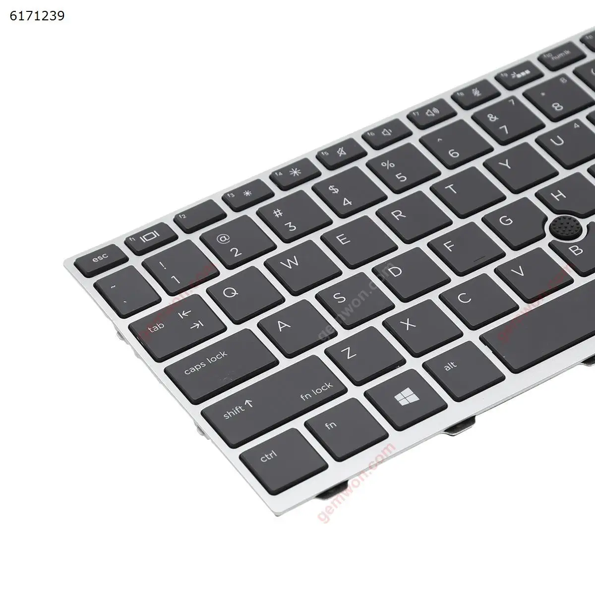 Imagem -04 - Teclado para Notebook hp Elitebook Quadro de Prata Retroiluminado e Point Stick 730 735 830 836 g5 735 g6 us