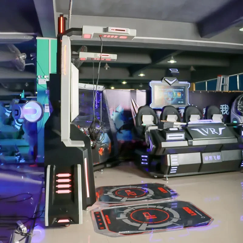Large-scale somatosensory interactive amusement machine two-person online battle VR