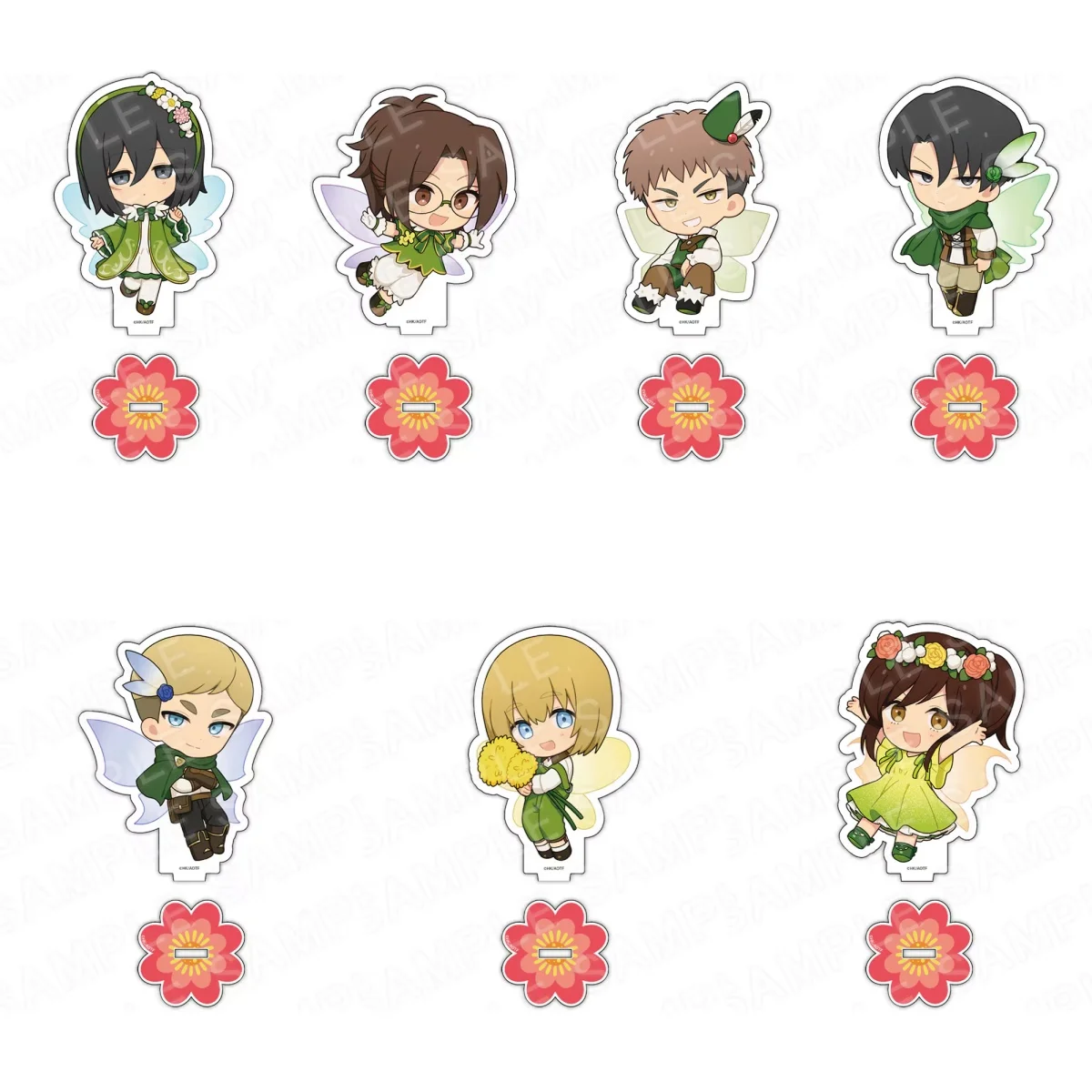 15CM Charm Anime Attack on Titan Acrylic Stand Model Cosplay Characters Ornament Accessories Christmas Collection Gifts