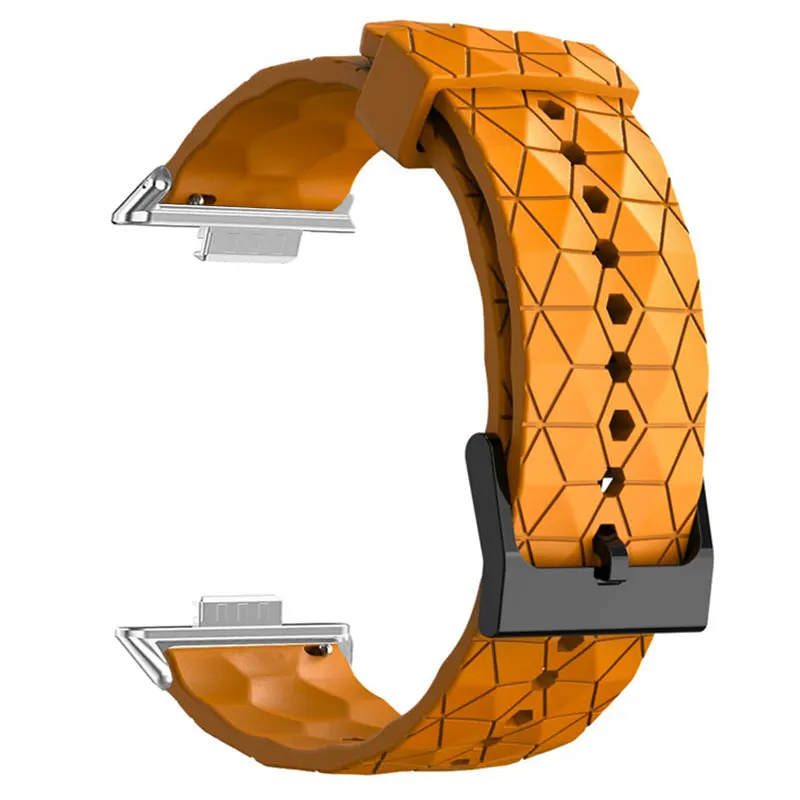 Silicone Strap For Huawei Watch Fit 3 Breathable SmartWatch Football Pattern Bracelet Huawei watch fit3 Wristband Accessories image 5