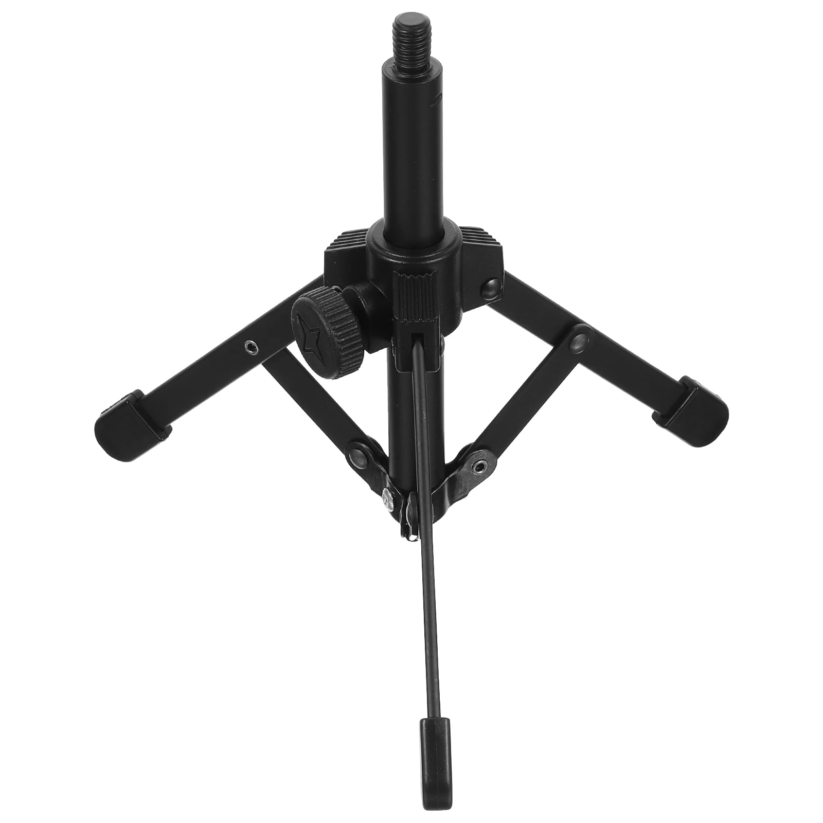 

Microphone Stand Desk Tripod Holder Portable Telescopic Foldable Metal Durable Anti Slip Stable Conferences Broadcast Meetings