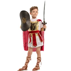 Ancient Roman Gladiator Cosplay Crusader Knights Costume Halloween kid knight Warrior