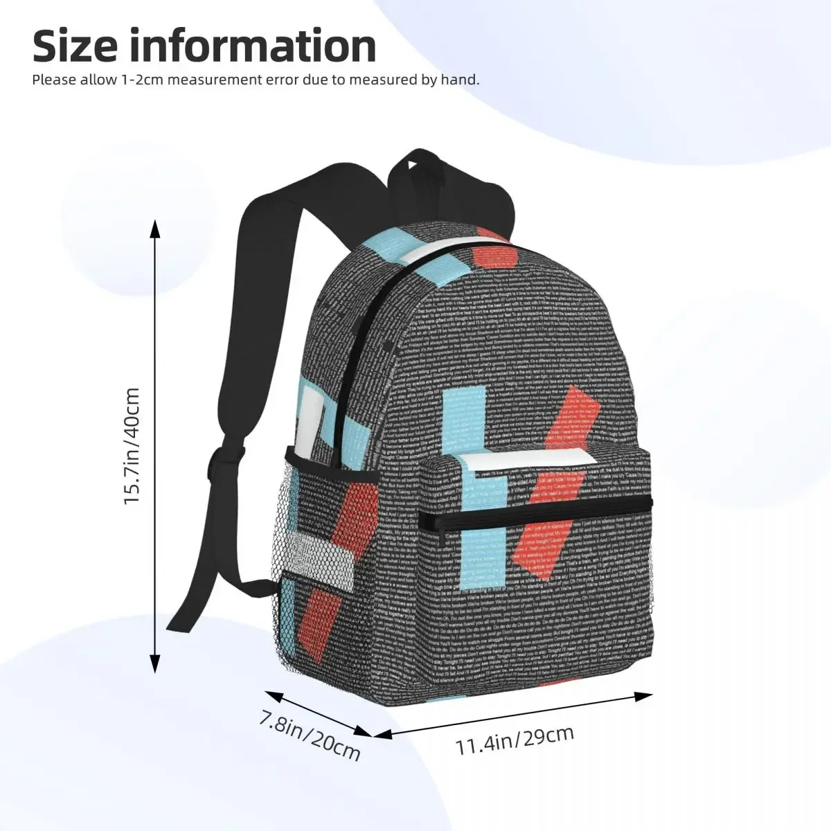 Twenty One Pilots Student Backpack School Bag Hiking Travel Daypack for Men Women Fashion Bookbag Shoulder Bags