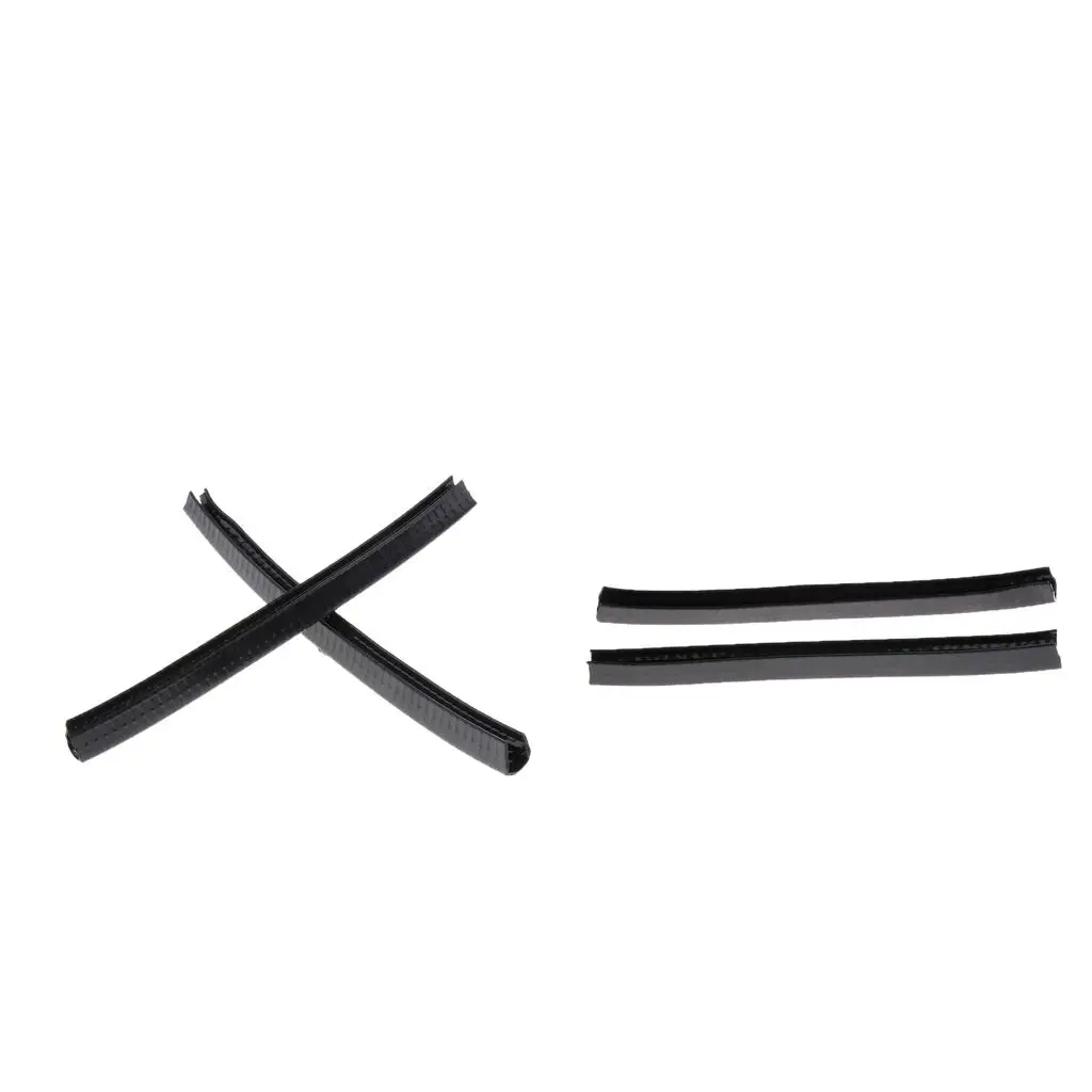 Rubber Edge Protection Strip for Skateboards Lightweight Deck Guard Set for Longboard Accessories