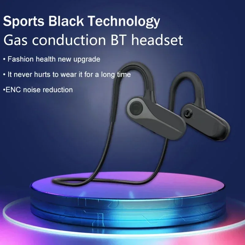 Sporty And Stylish Compatible Bone Conduction Ear-hook Headset Ear-hook Hifi Wireless Earphones Waterproof Sports Earphones