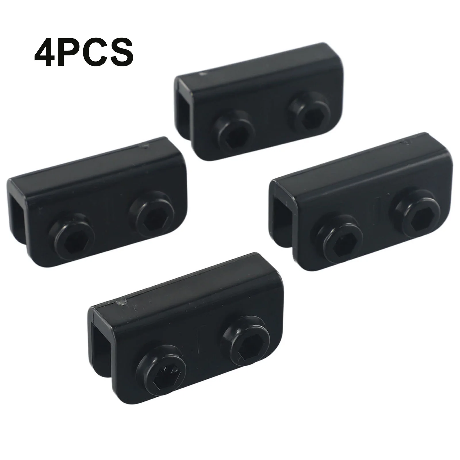 Brand New High Quality Rectangular Bracket Adapter Glass Fiber Pole Pop-up 2-Way Accessories Black Parts Spare
