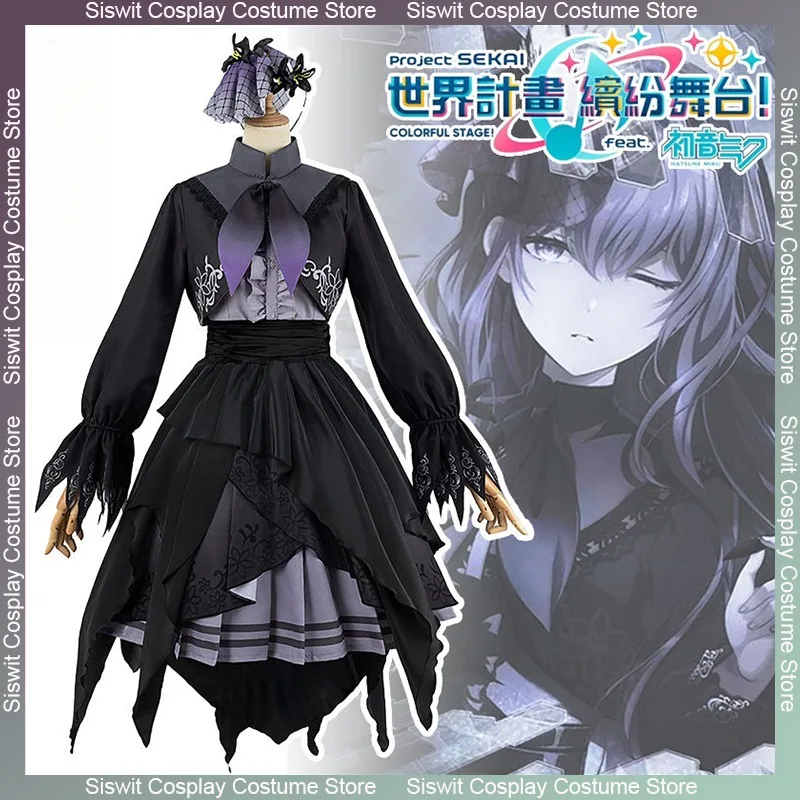 

Asahina Mafuyu Cosplay Costume Game Project Sekai Colorful Stage Uniforms Set Women Lolita Dress Anime Carnival Party Outfits