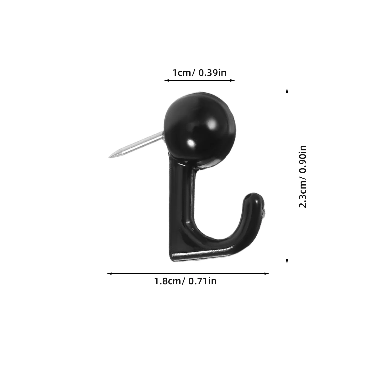 50 szt. ozdobnych pinezek wielokrotnego użytku do tablic ogłoszeń, zdjęć, kluczy, biżuterii, lekkie, do ekspozycji, do biura i domu