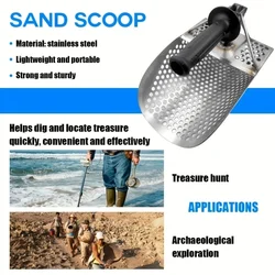 Metal Detector Sand Scoop and Shovel Set Digging Tool Accessories for Underground Metal Detecting Gold Treasure Detector