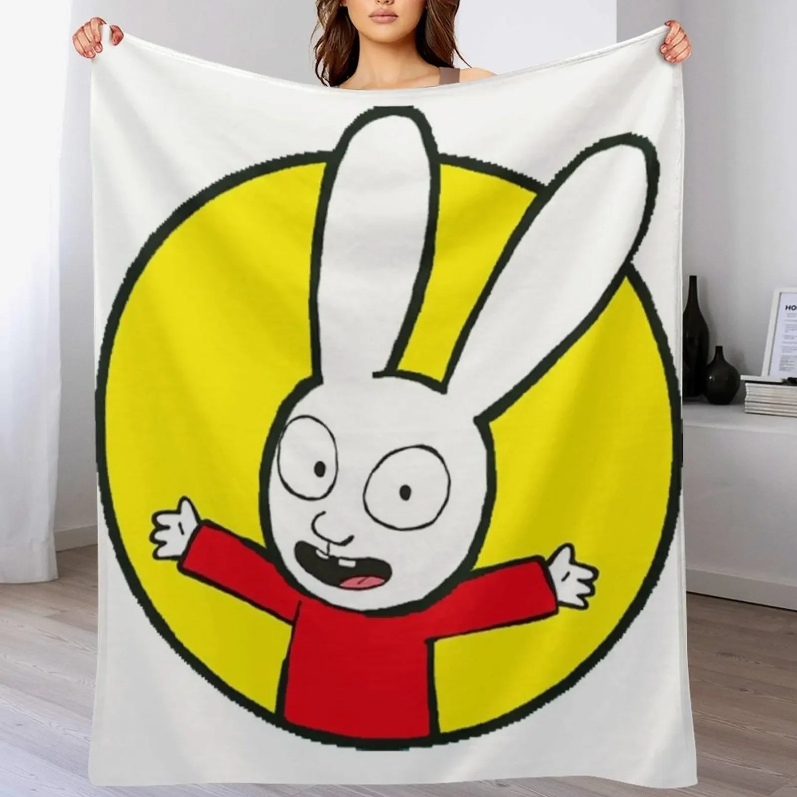 

Simon The Rabbit Throw Blanket sofa bed Stuffeds Sofa Quilt Quilt Blankets