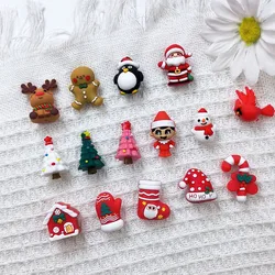 20/50pcs New Christmas Silicone Beads 3D Animals Silicone Beads For Jewelry Making DIY Pen KeyChain Bracelet Accessories
