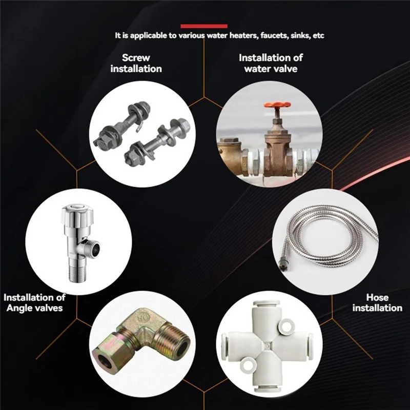 

B08B-Faucet Wrench Adjustable Opening Ergonomic Handle Puller For Installation Hose Tub Bathroom