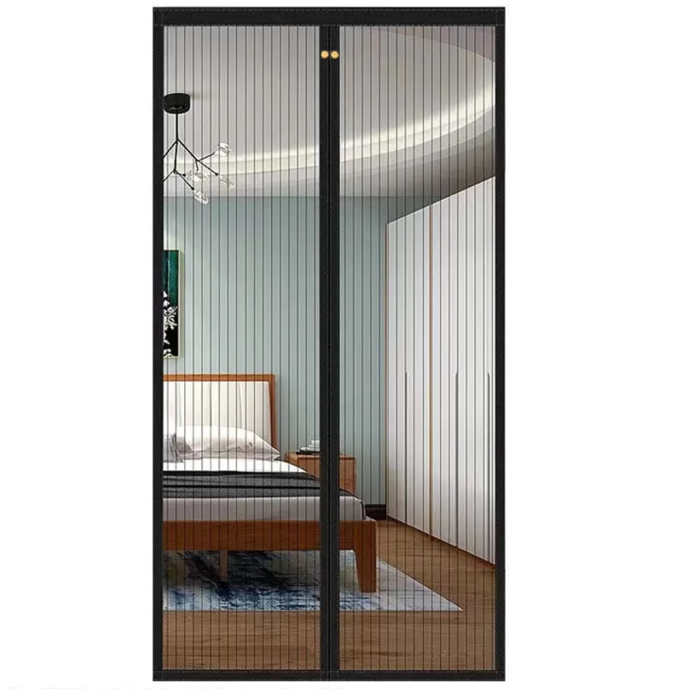 1pc Fully Magnetic Mosquito Net with Customized Size Door Curtains, Summer Insect Proof Mosquito Net, Automatic Closing Curtains