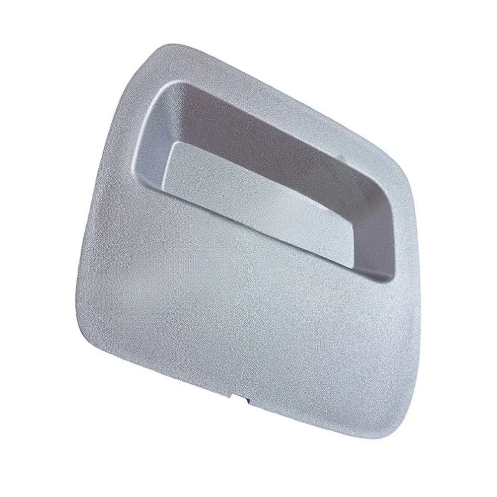 For Daily Driving Silver Tow Hook Cover ABS Plastic Material Sturdy Construction Lightweight Design Sleek Appearance