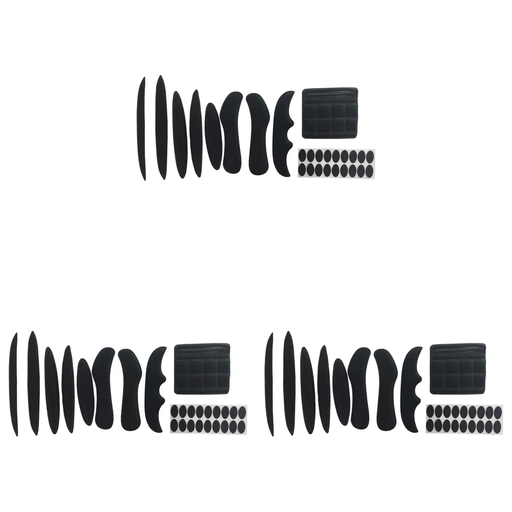 

27 шт. комплект внутренних накладок для велосипедного шлема, герметичная губка для мотоцикла (черный)