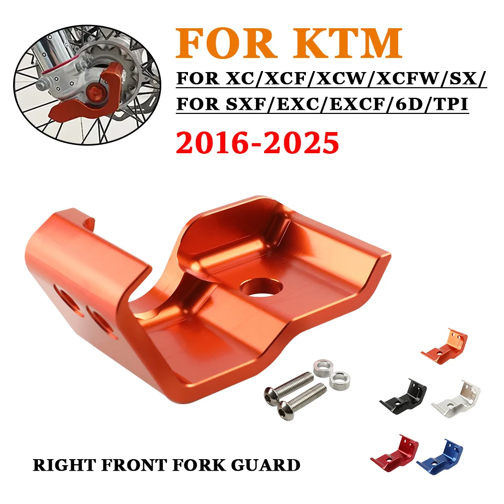 

Motorcycle Right Front Fork Guard Fork Leg For KTM EXC 300 EXC-F XCW XC XCF XCF-W SX SXF 125 - 500 2016 - 2025 Dirt Bike Parts