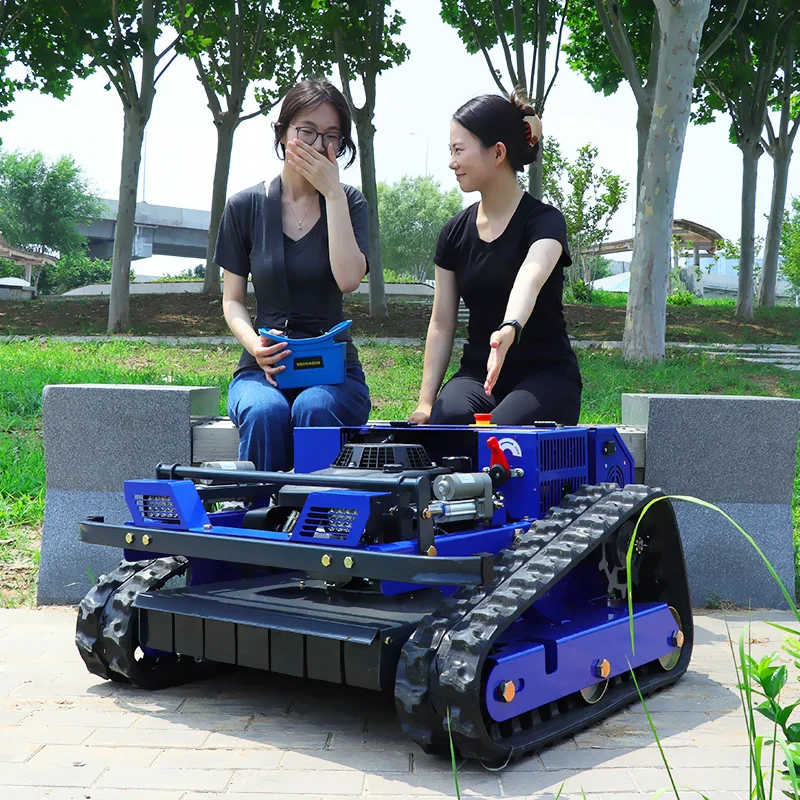 Strumenti agricoli diretti in fabbrica di robot da diserbo intelligente per tosaerba telecomandato personalizzato per tutti i terreni