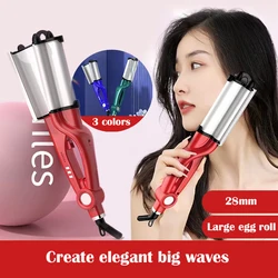 Hair Curling Iron Ceramic Professional Hair Curler Egg Roll Hair Styling Tool Hair Styler Wand Curler Electric Plate Clip