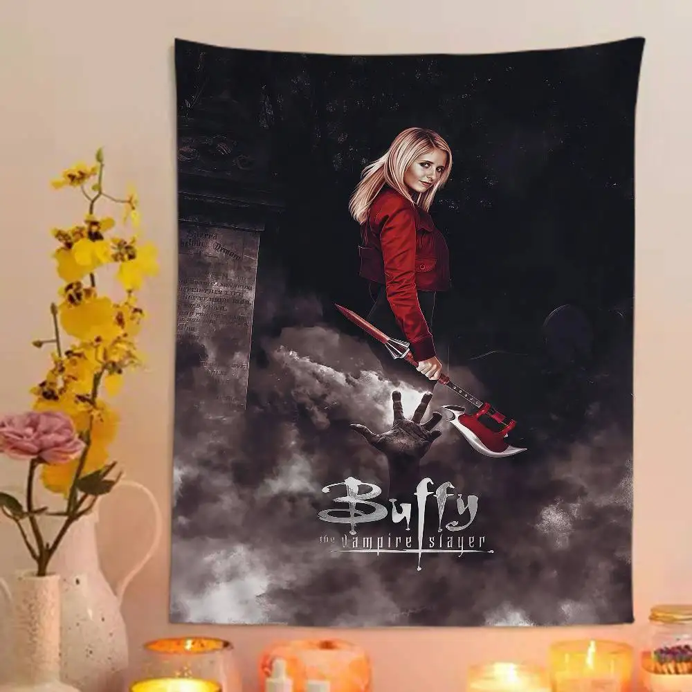 1 قطعة بافي مصاص الدماء القاتل الفيلم الكلاسيكي المطبوعة نسيج كبير الهبي الجدار الشنق البوهيمي جدار المفروشات ماندالا ديكور المنزل