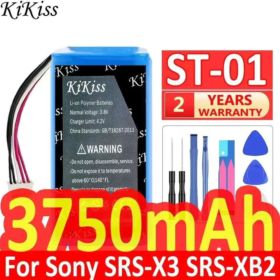 

Аккумулятор KiKiss 3750 мАч ST-01 ST-02 для Sony SRS-X3 SRS-XB2