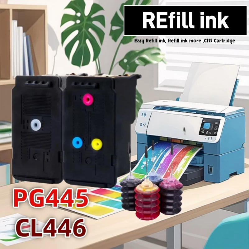 Ink CISS Cartridge PG445 CL446 For Canon pg445 cl446 Compatible Pixma MX494 MG2440 MG2540 IP2840 MG2545 TS3140 TR4540 Printer