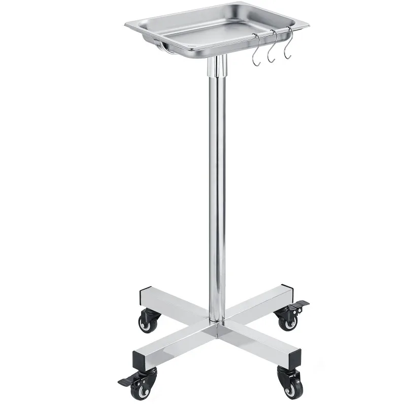 Treasure Stainless Steel Commercial Furniture Heavy Duty Hospital Cart with Metal Operating Table for Surgery and Hospitals