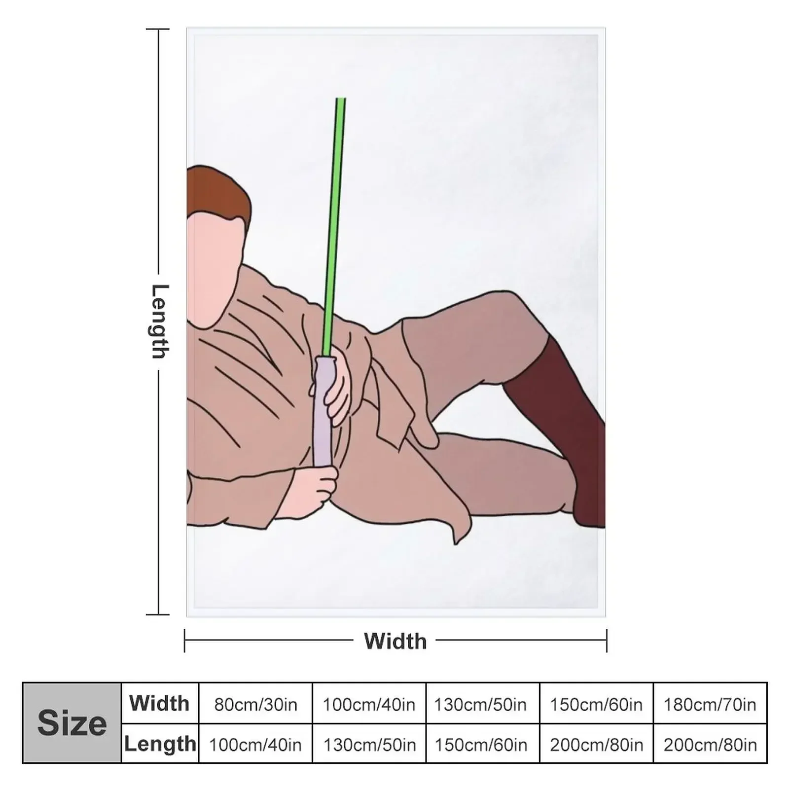 Obi Wan Sexy Pose Throw Blanket Thin For Decorative Sofa sofa bed Shaggy Blankets