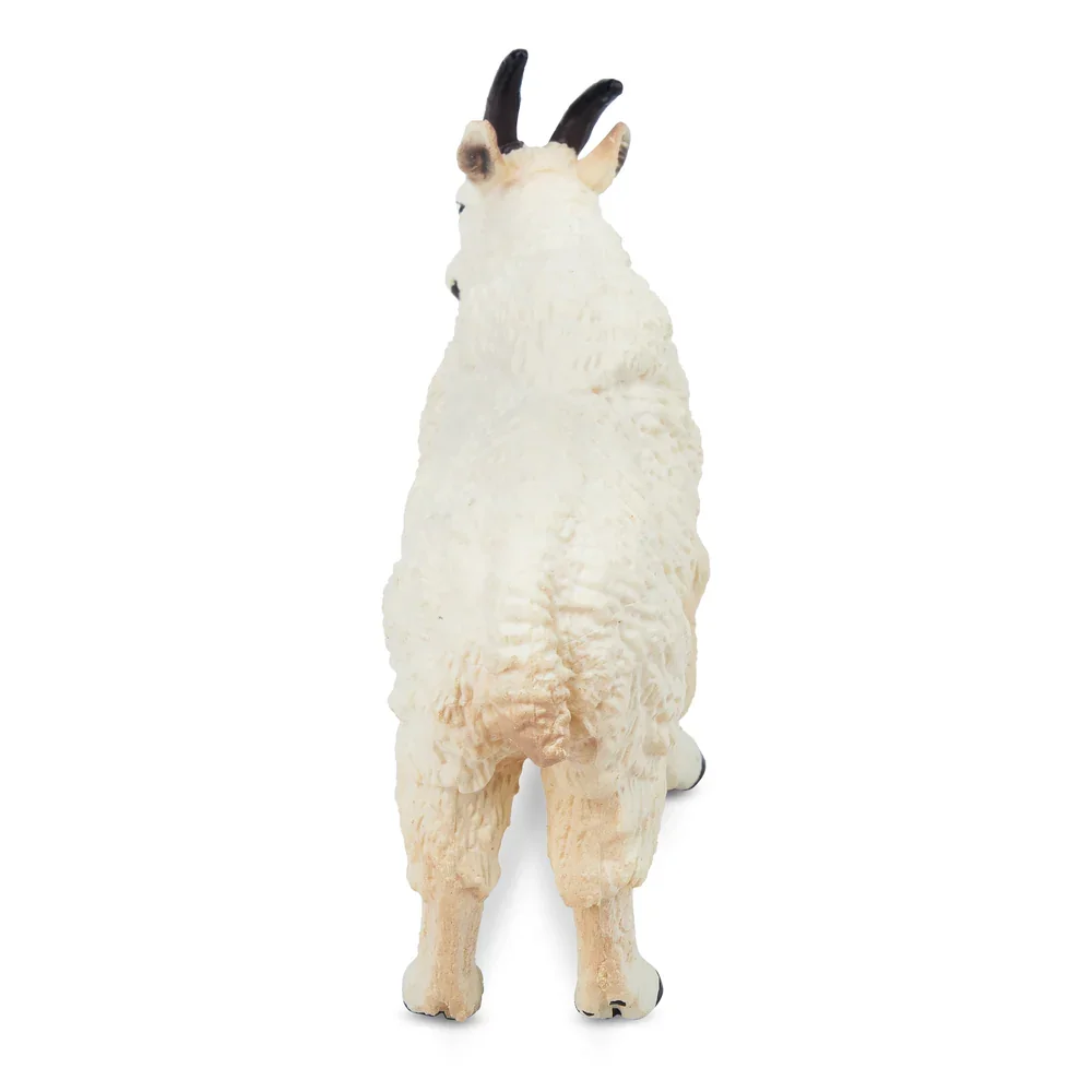 Toymany Simulation Mountain Goat Wildlife  Animal Model Toy Mini Figures Dolls Action Figurines Toys Children Gift Cake Decor