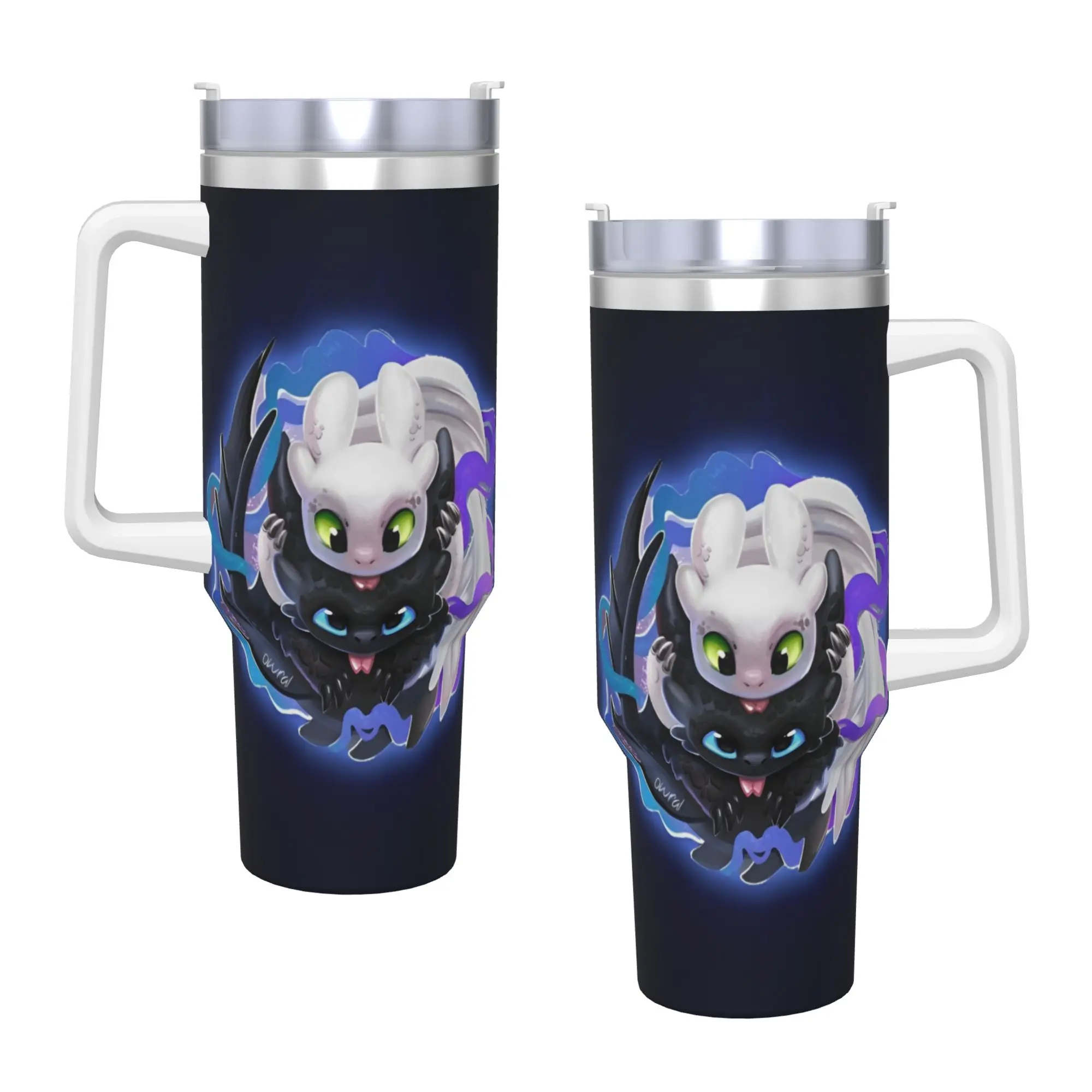 

Нержавеющая сталь стакан драконы фильм кофейная кружка свет и ночь изолированные кружки для горячих напитков чашка пляжная бутылка для воды «сделай сам» на заказ