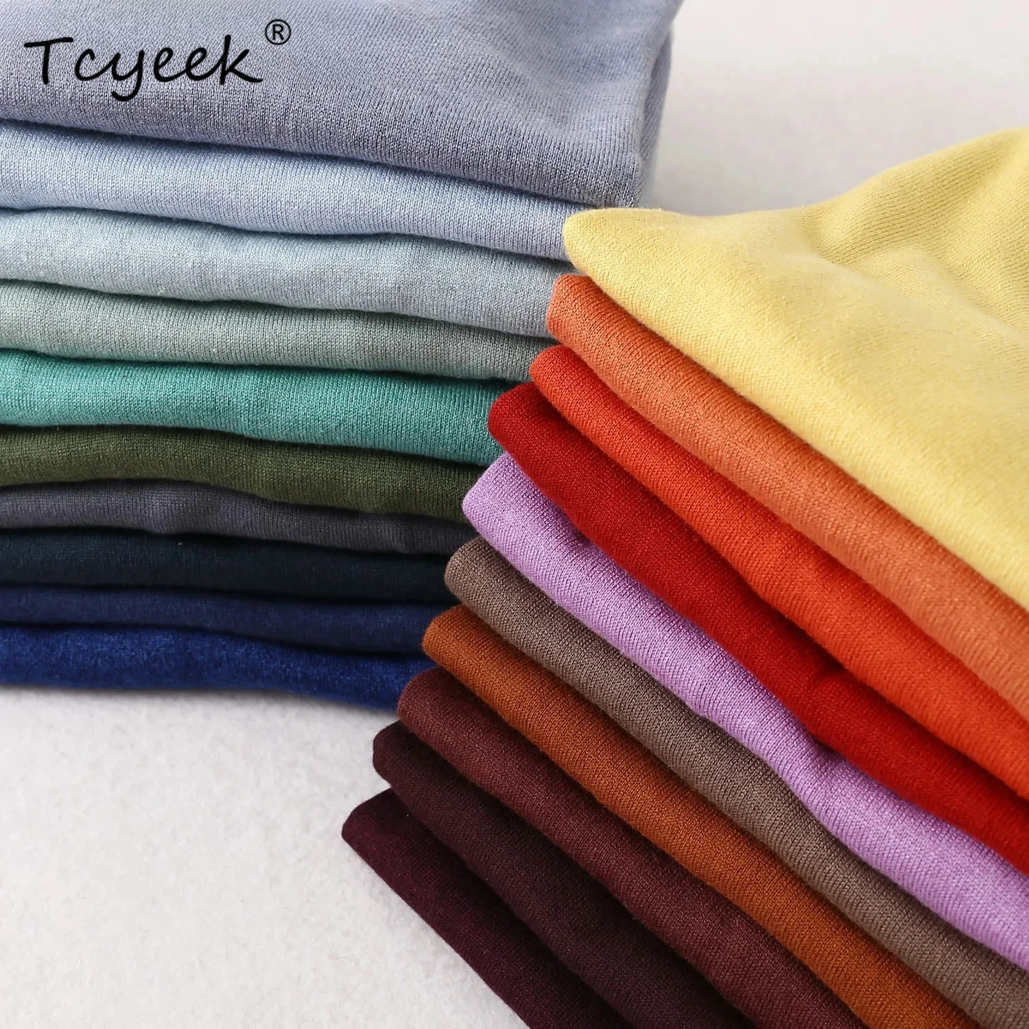 

Tcyeek Women Sweater 85% Mulberry Silk 15% Cashmere Round Neck everyday Long Sleeve Pullover Top Shirt JN541-1