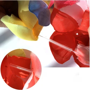 Hawaiianische künstliche Blumenkette, Aloha Luau, Hawaii thematische Party Girlande, Strandhochzeit, Geburtstagsdekoration, 10pcs 10 Hauptriebendekoration - №5