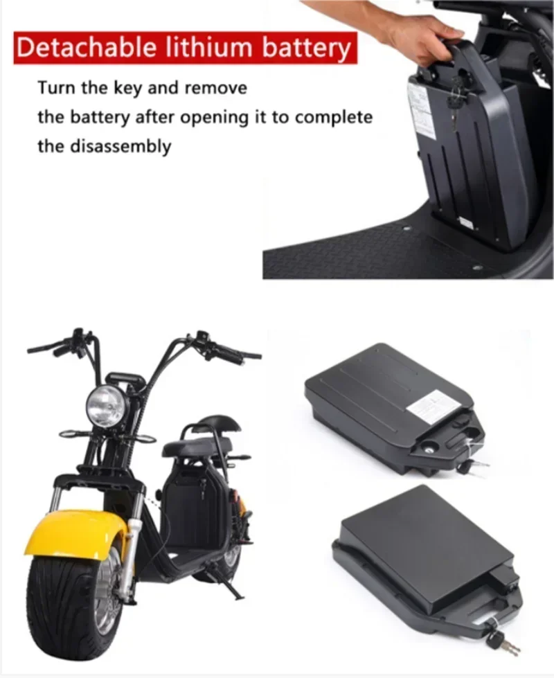 60V 20Ah Harley High Power Lithium Battery Waterproof 18650 Battery for Two Wheel Foldable City Apply High Quality Battery Pack