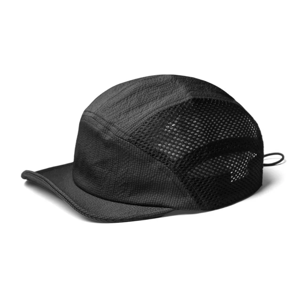 

Japanese Short Brim Baseball Cap Quick-drying Outdoor Sports Mesh Sun Hat UV Protection Breathable 5 Panel Hat Camping Fishing