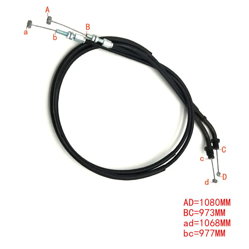 Motorcycle Throttle Control Cable Steel Wire Set for Honda X4 CB1300 SC38 1997-2000 17910-MAZ-000