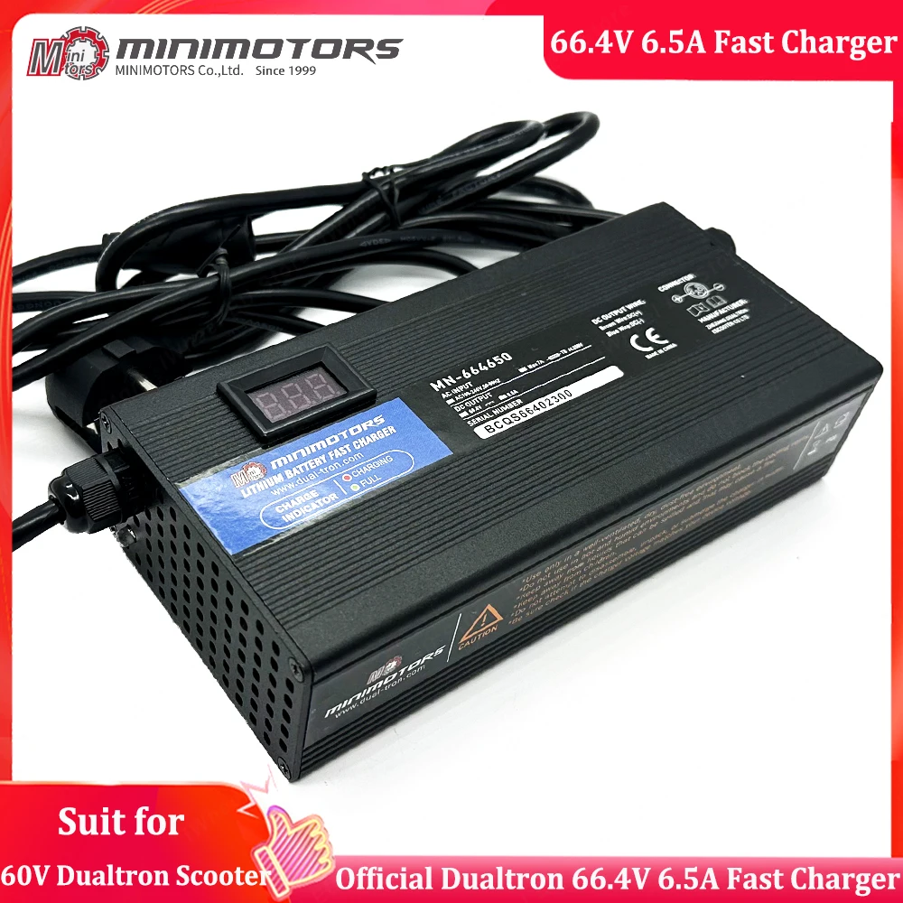 Official Dualtron 66.4V 6.5A Fast Charger Verified Charging Port Only for 60V Dualtron Spider Dualtron Victor Dualtron Achilleus